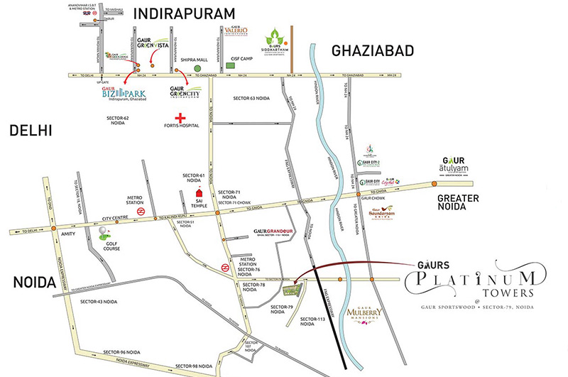 Gaur Platinum Towers in Noida — photo 5
