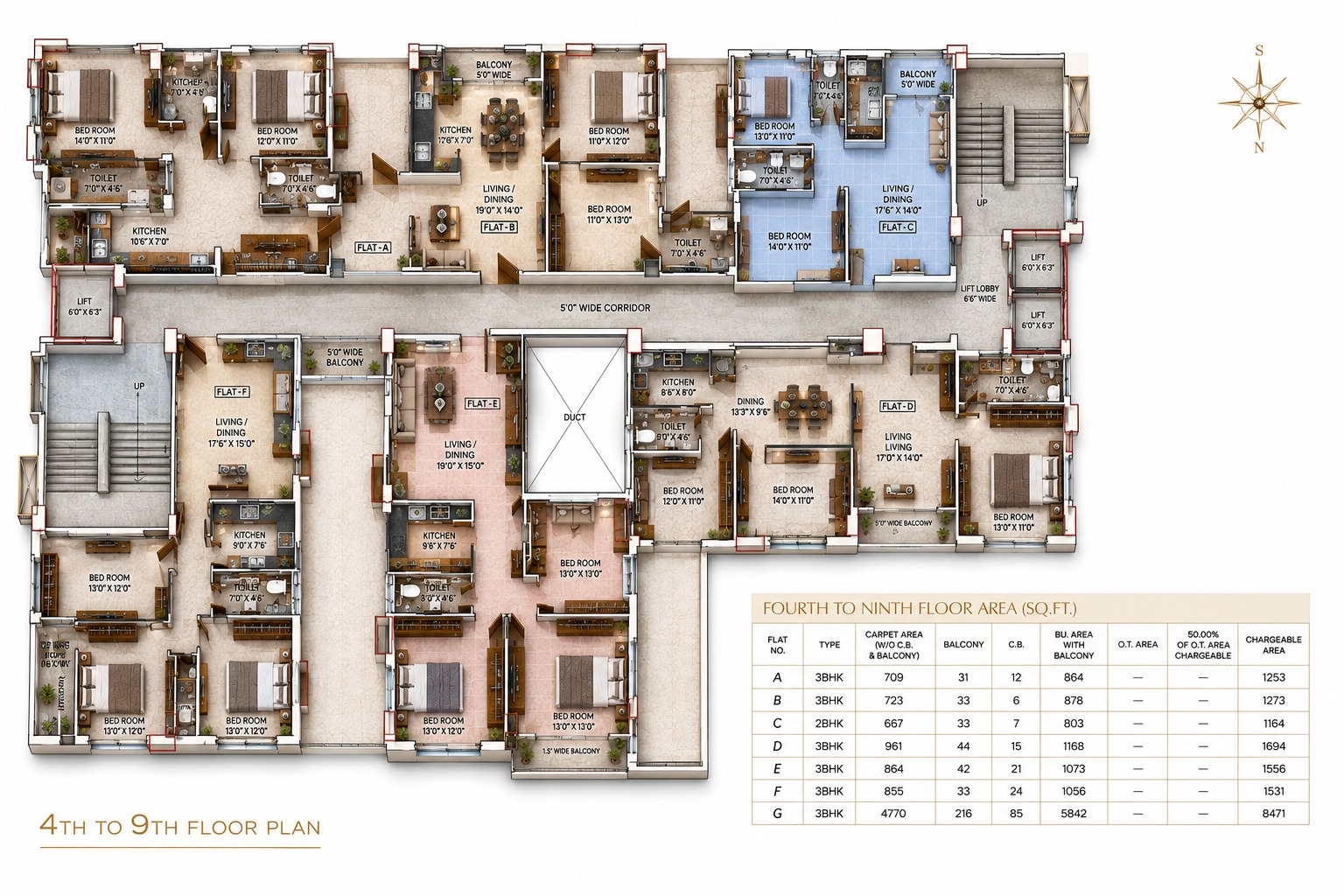 3 BHK residential in Salt Lake Sector V, Kolkata, Kolkata — photo 2