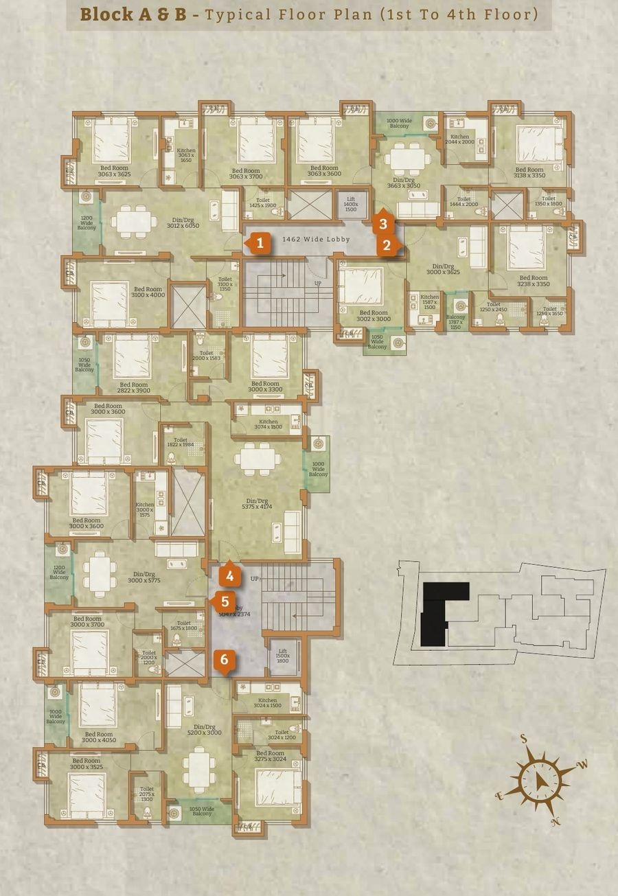 2 BHK residential in New Town, New Town — photo 6