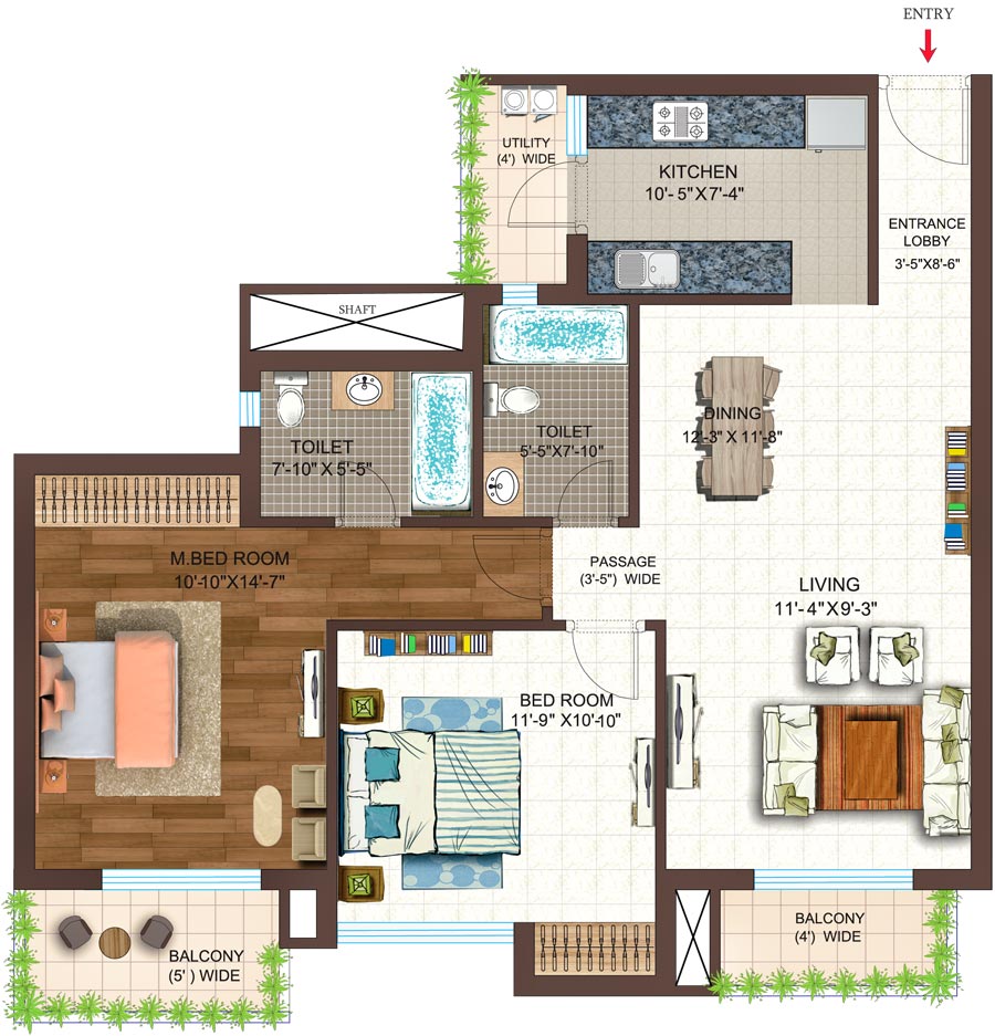 3 BHK 3bhk in Noida Central, Sector 150, Noida, Noida, Uttar Pradesh - 201310, Noida — photo 6