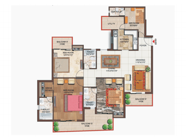 3 BHK 3bhk in Sector 76, Noida, Noida, Uttar Pradesh - 201301, Noida — photo 3