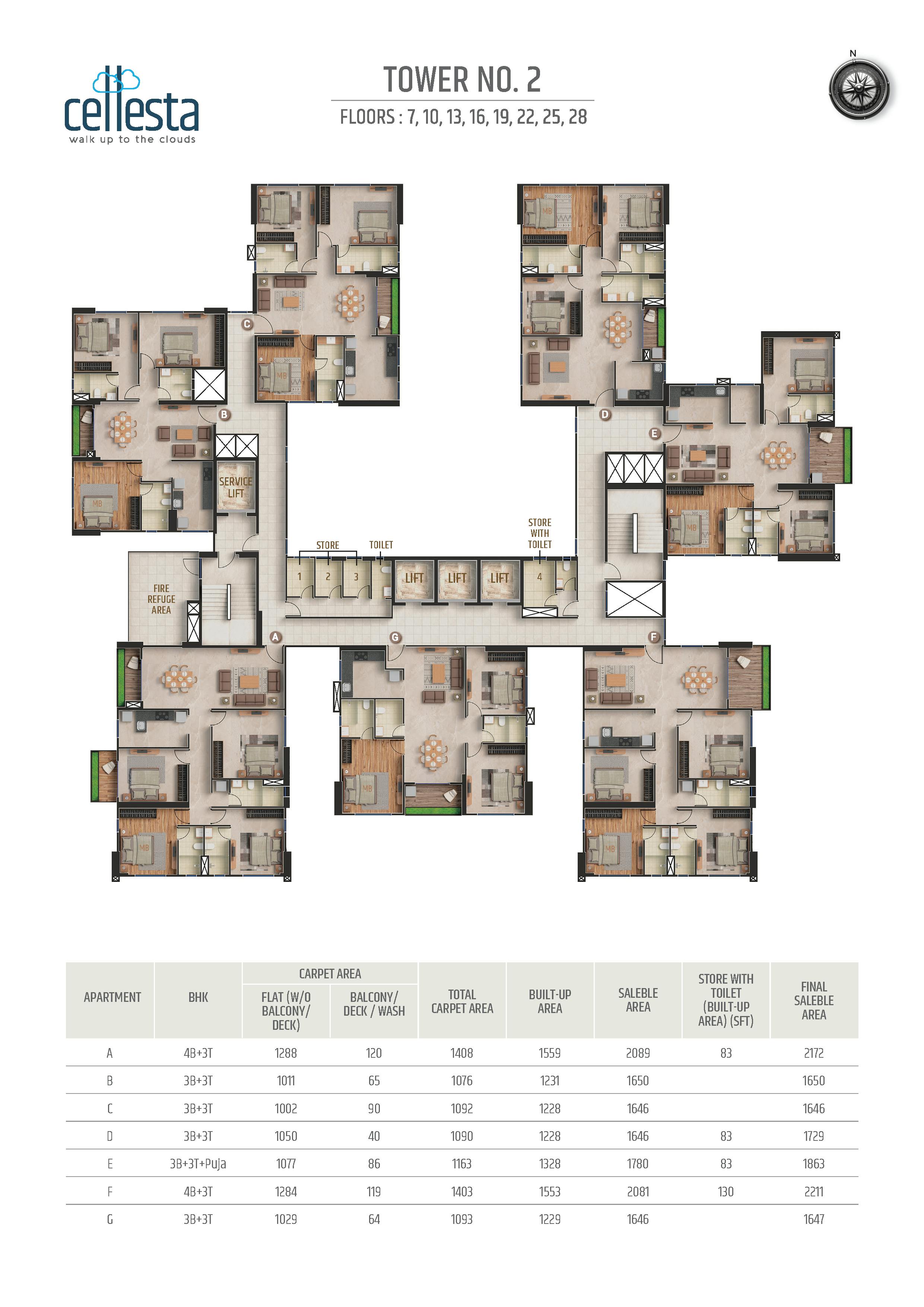 4 BHK residential in Dakshindari, Lake Town, Kolkata, West Bengal - 700048, Kolkata — photo 6